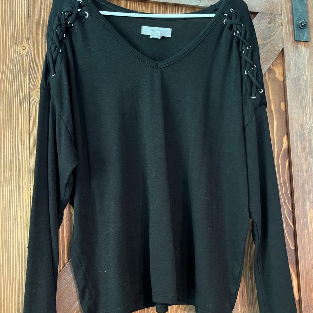 Black Workshop Long-sleeved top